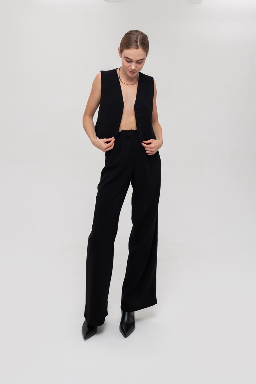 HIGH - WAISTED PALAZZO PANTS - PENKO