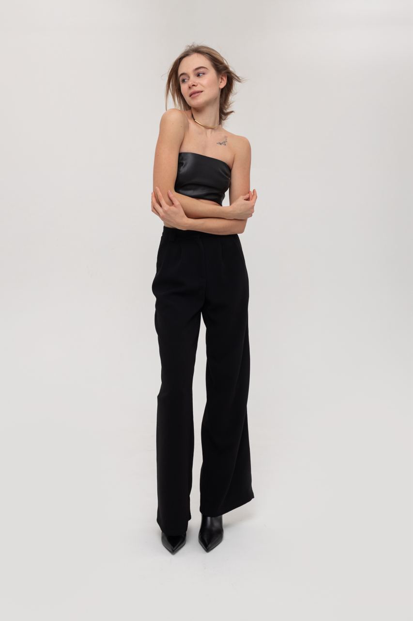 HIGH - WAISTED PALAZZO PANTS - PENKO