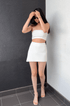 MILK DOUBLE - LAYER MINI - MIDI SKIRT - PENKO
