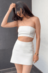 MILK DOUBLE - LAYER MINI - MIDI SKIRT - PENKO