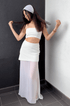 MILK DOUBLE - LAYER MINI - MIDI SKIRT - PENKO