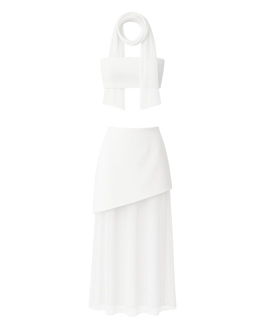 MILK SILK LAVALLIÈRE BANDEAU TOP - PENKO