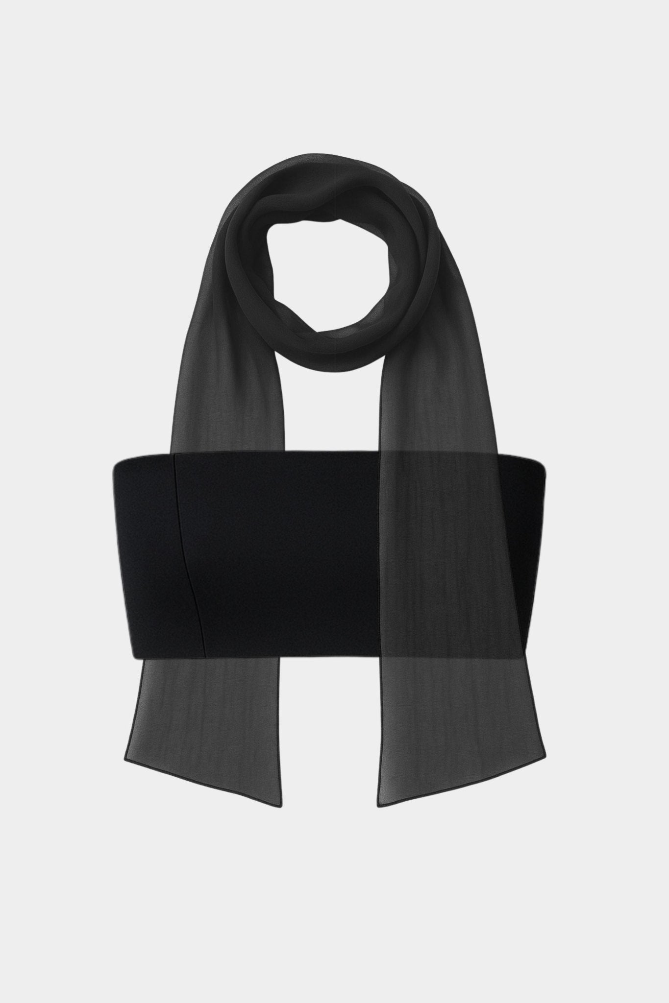 SHEER LAVALLIÈRE BANDEAU TOP - PENKO