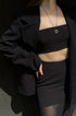 SHEER LAVALLIÈRE BANDEAU TOP - PENKO