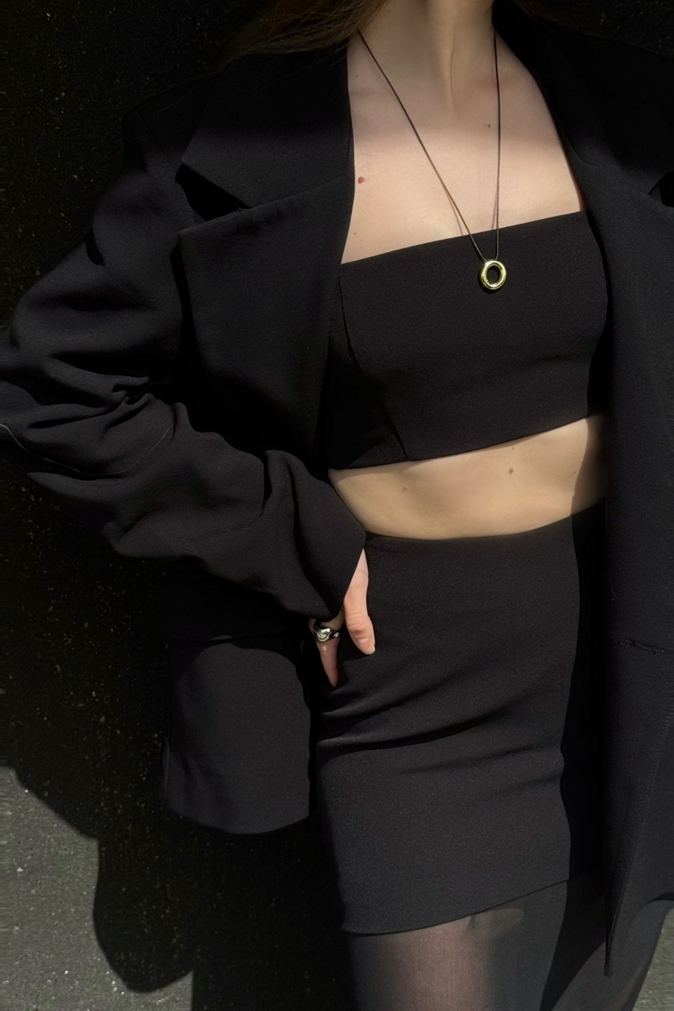 SHEER LAVALLIÈRE BANDEAU TOP - PENKO